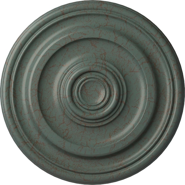 Ekena Millwork Kepler Traditional Medallion (For Canopies up to 2 5/8"), 11 7/8"OD x 1 1/4"P, Cloud Burst Crackle CM12KPCBC - main